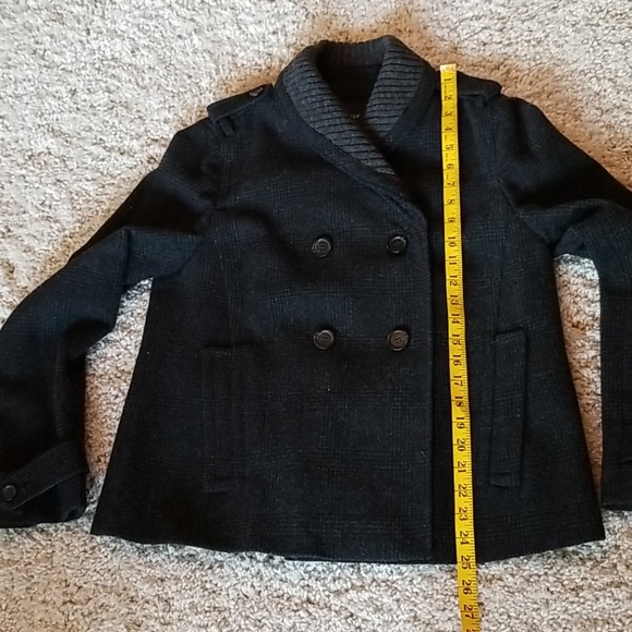 J. CREW Tweed plaid shawl collar jacket - Picture 8 of 9